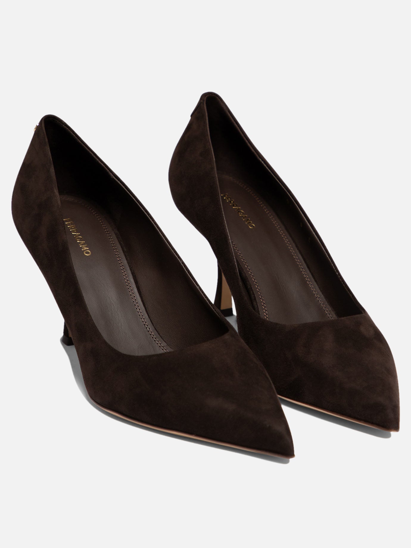 Ferragamo "Elydea 70" pumps Brown