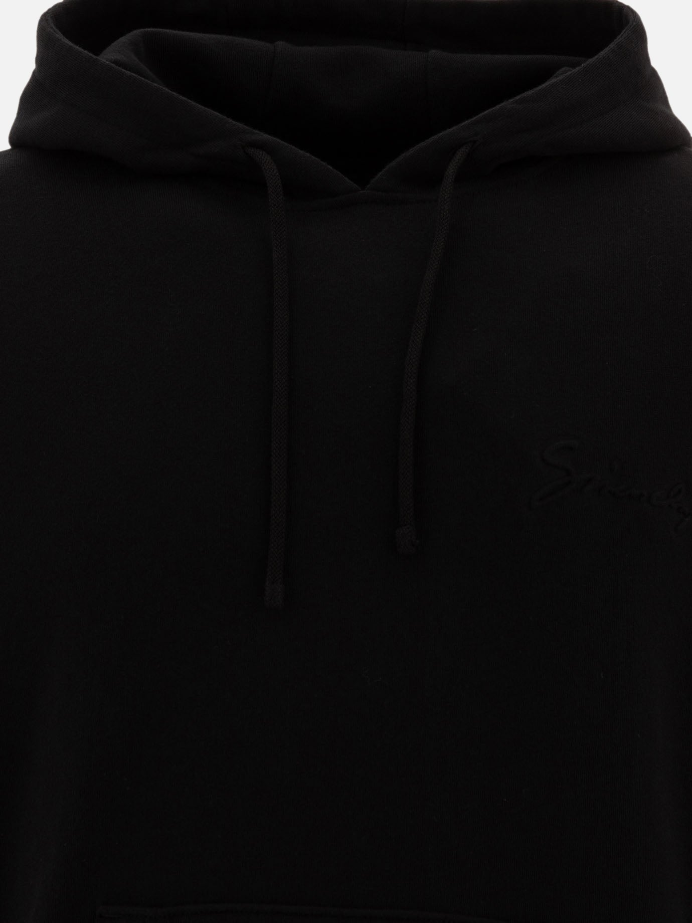 Hoodie with baroque embossing