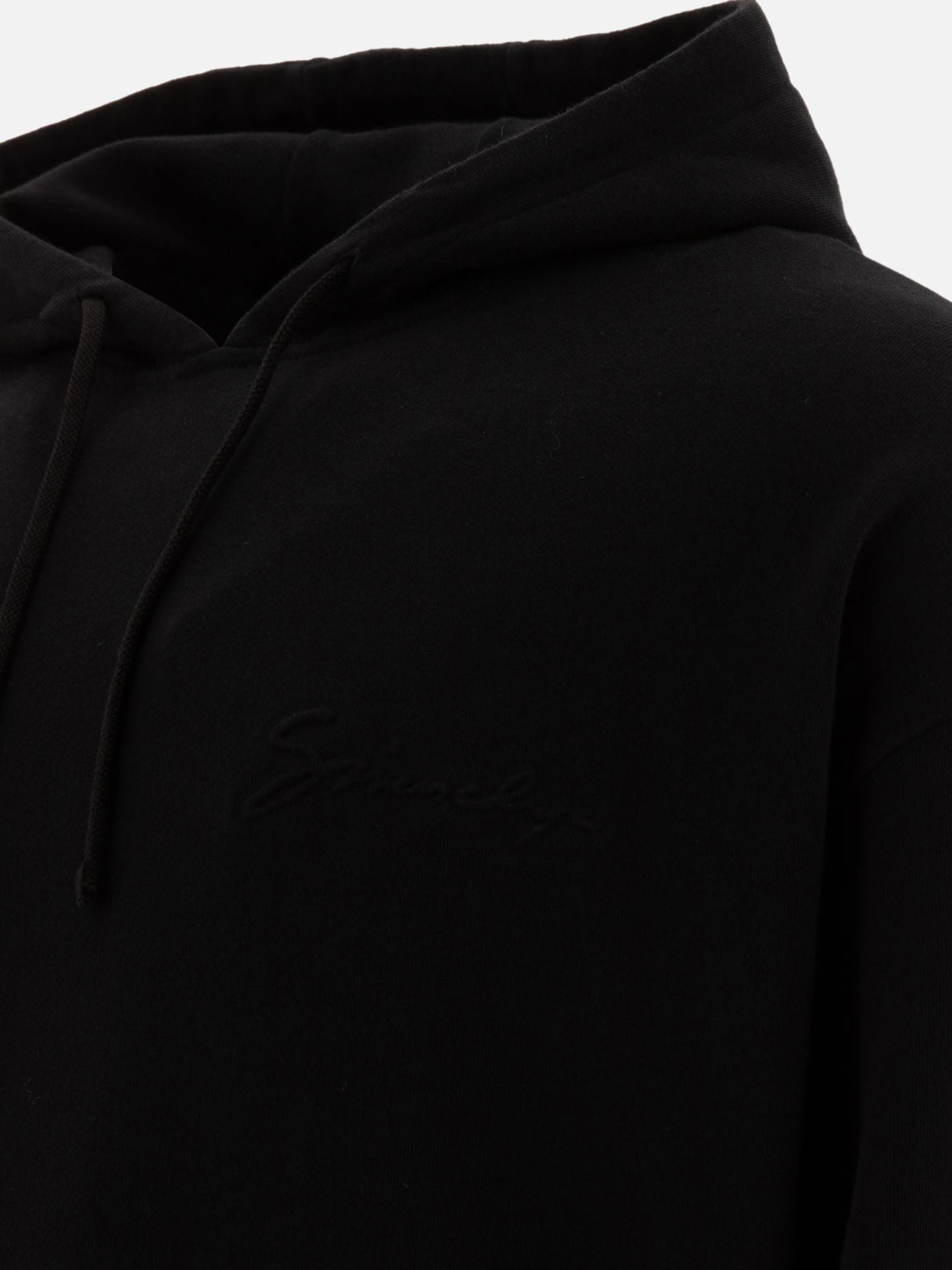 Hoodie with baroque embossing