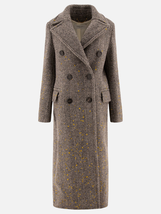 Long coats Herringbone  Grey - Golden Goose Women | PLP | VIETTI Online Store 
