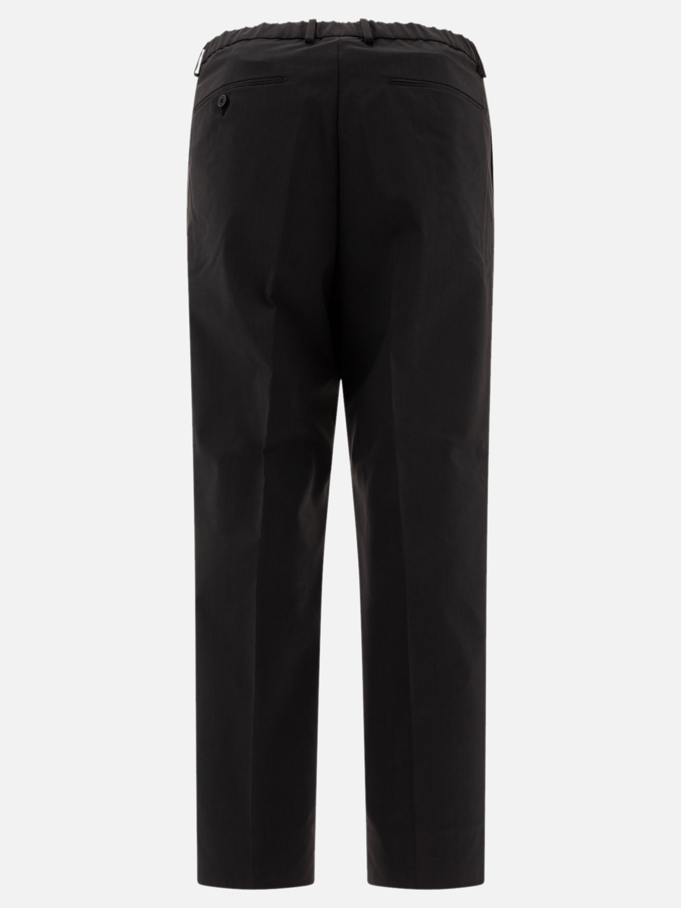 "Wool Blend Twill One Tuck" trousers