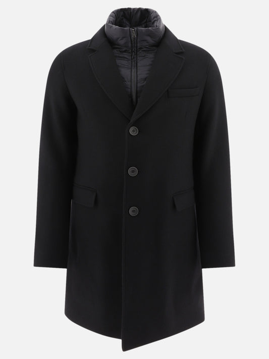Long coats Solid colour  Black - Herno Men | PLP | VIETTI Online Store 
