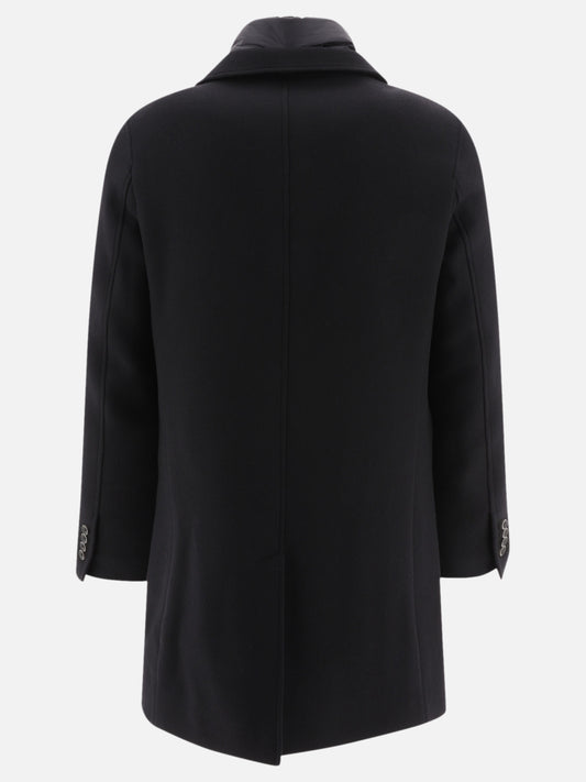 Long coats Solid colour  Black - Herno Men | PLP | VIETTI Online Store | 2
