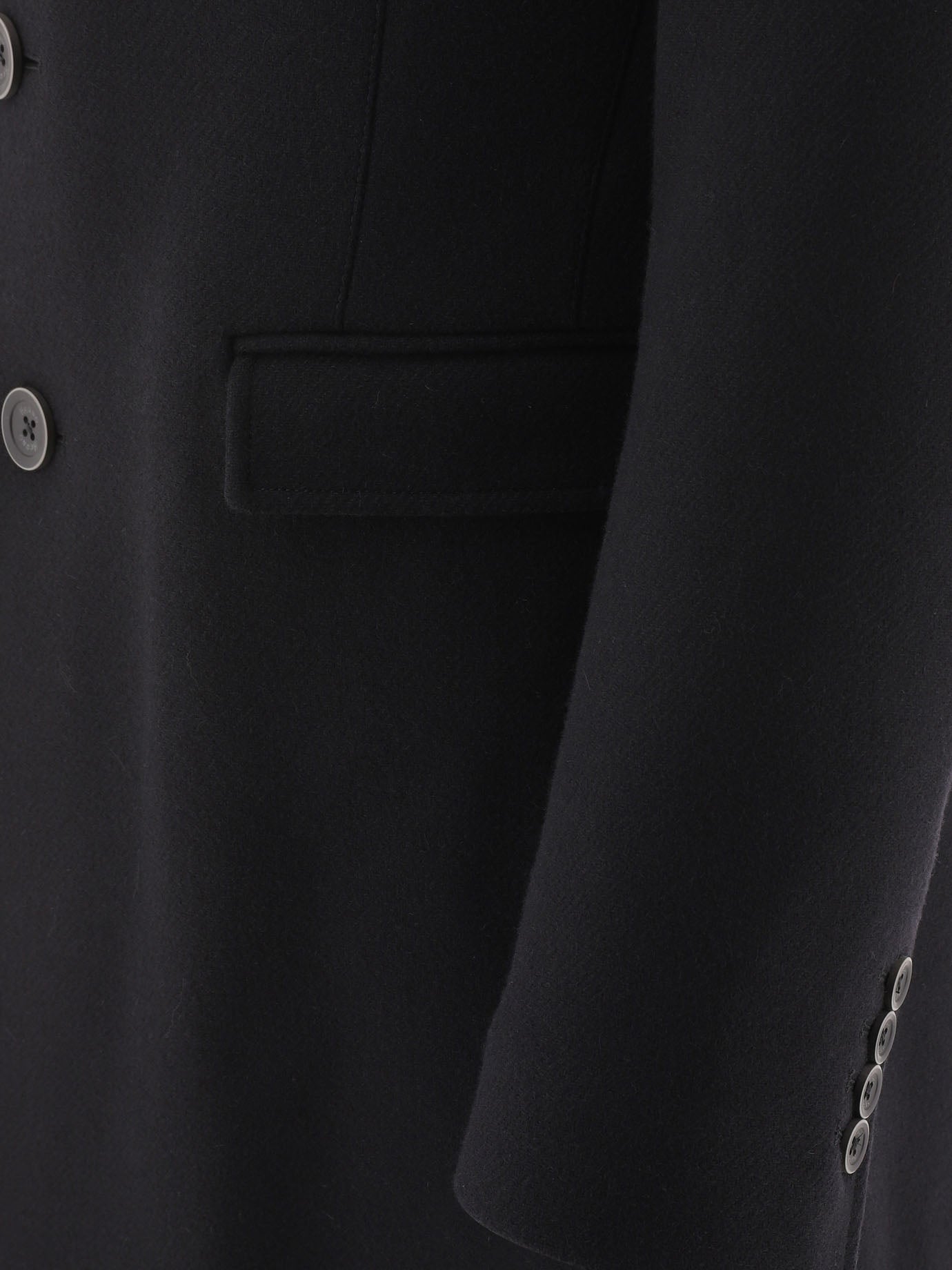 Long coats Solid colour  Black - Herno Men | PDP | VIETTI Online Store | thumbnail_4