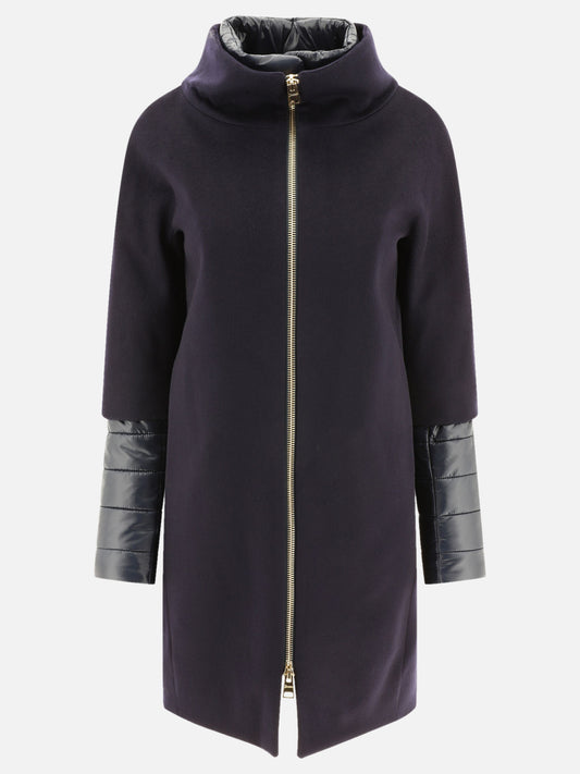 Long coats Solid colour  Blue - Herno Women | PLP | VIETTI Online Store 
