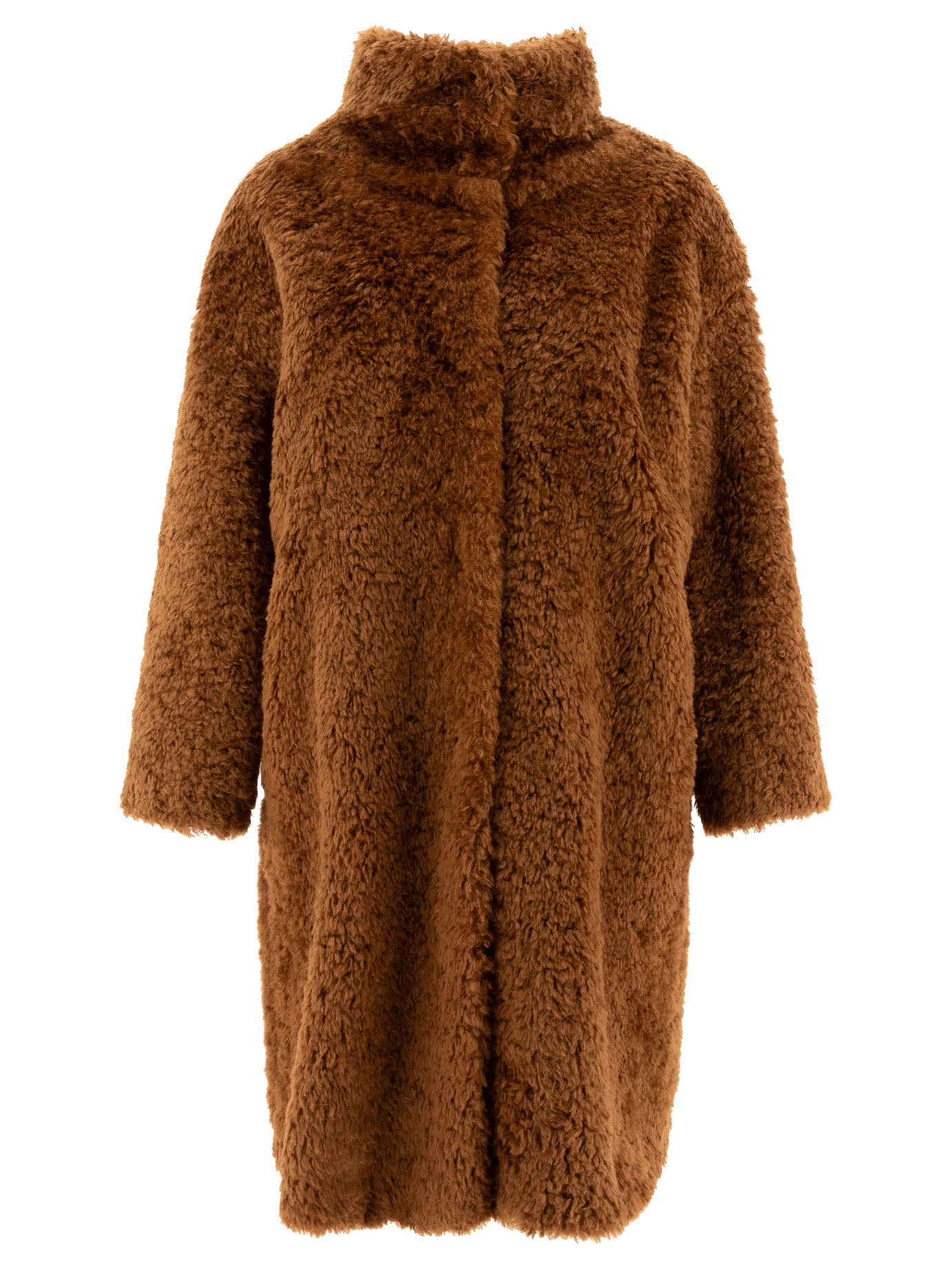 Long coats Solid colour  Brown - Herno Women | PDP | VIETTI Online Store | Zoom-Modal
