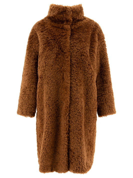 Long coats Solid colour  Brown - Herno Women | PLP | VIETTI Online Store 
