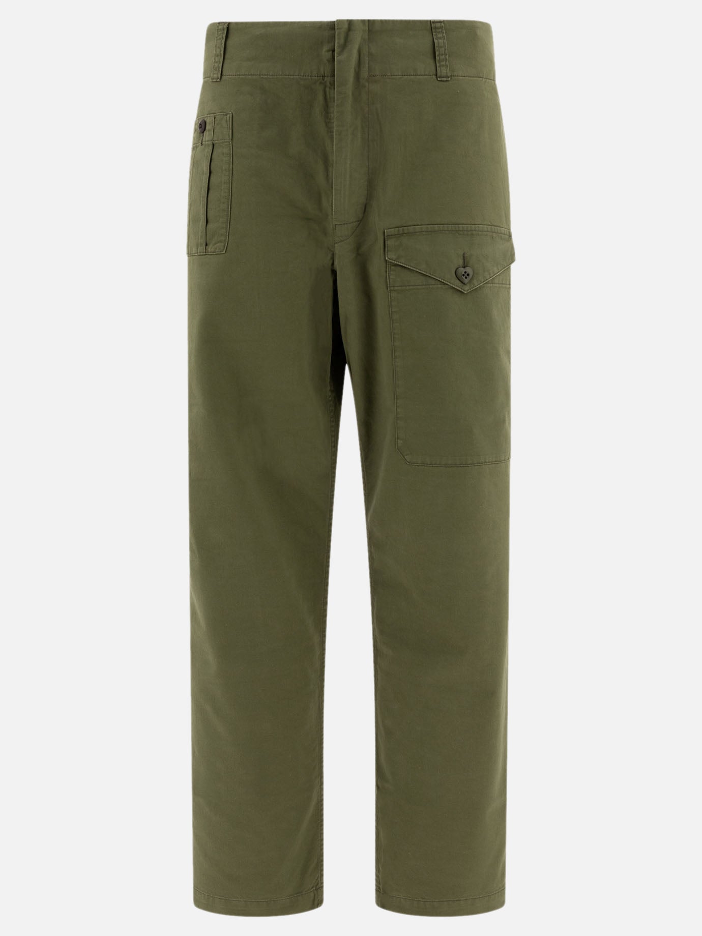 Straight-leg cargo trousers