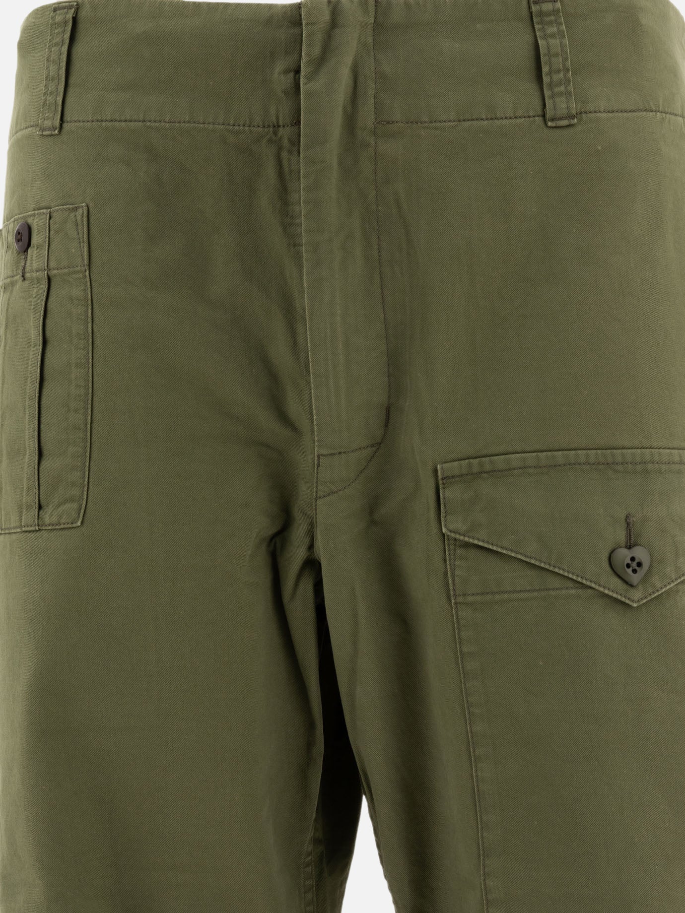 Human Made Straight-leg cargo trousers Green