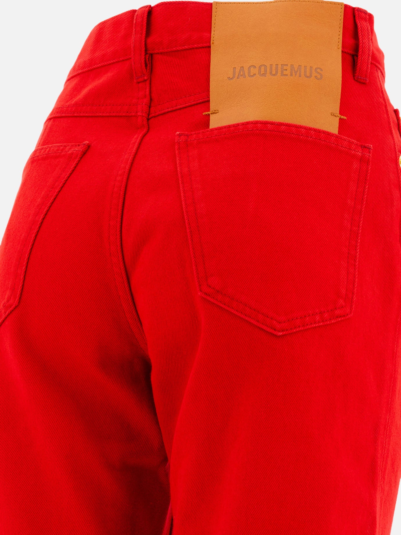 Jacquemus "Le de-Nîmes droit" jeans Red