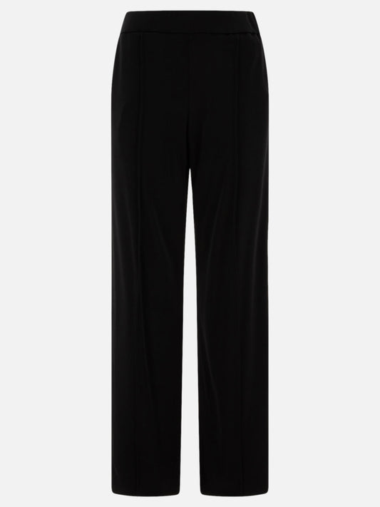 Wide-leg viscose trousers