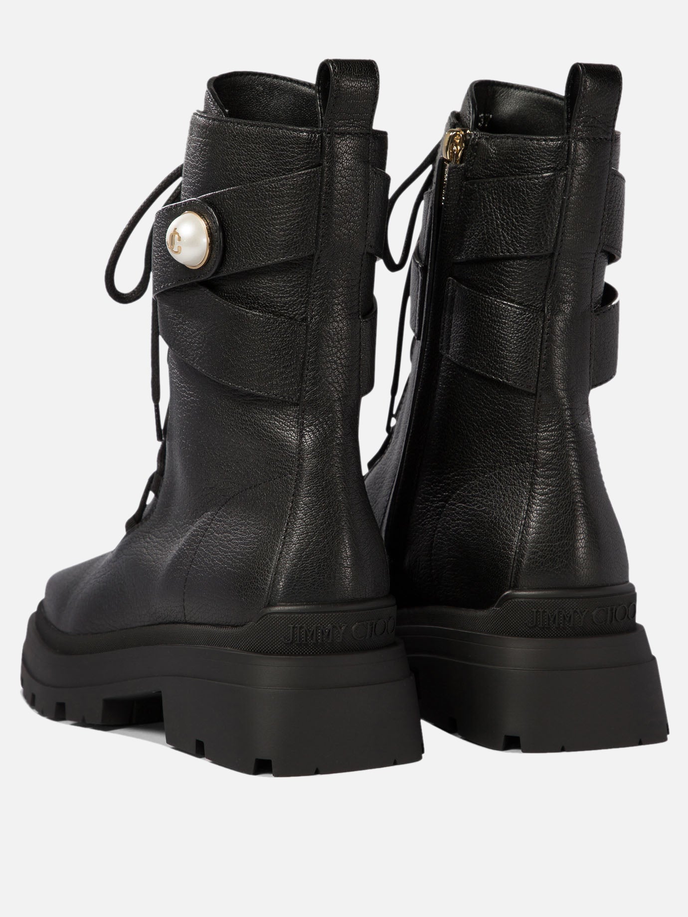 Jimmy Choo "Noemi 45" combat boots Black