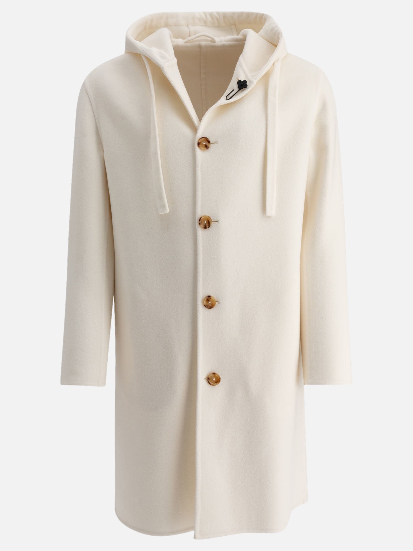 Long coats Solid colour  White - Lardini Men | PDP | VIETTI Online Store | thumbnail