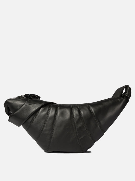 Lemaire "Medium Croissant" shoulder bag Black