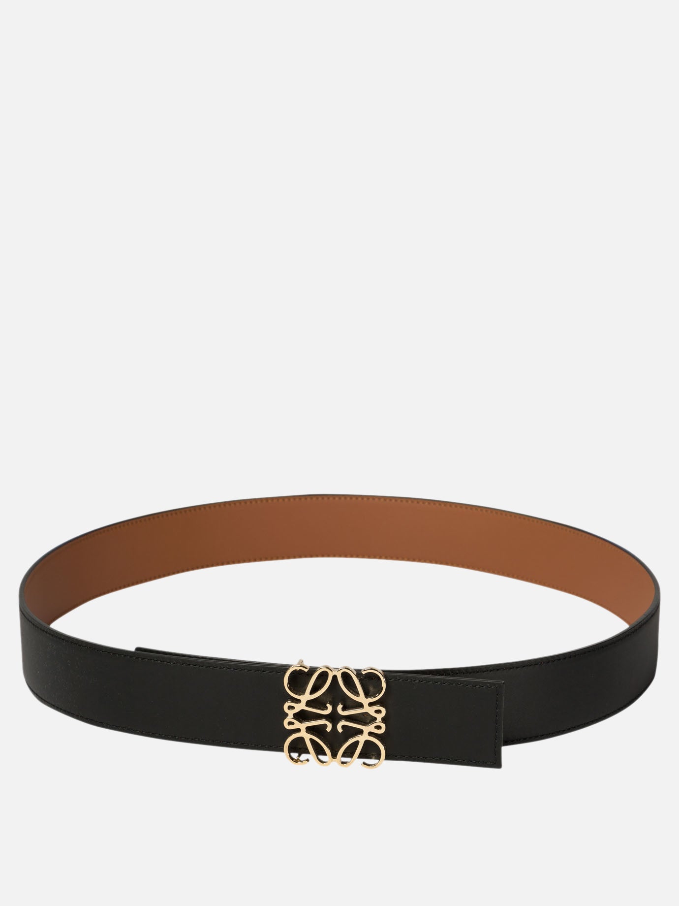 Loewe "Anagram" reversibile belt Black