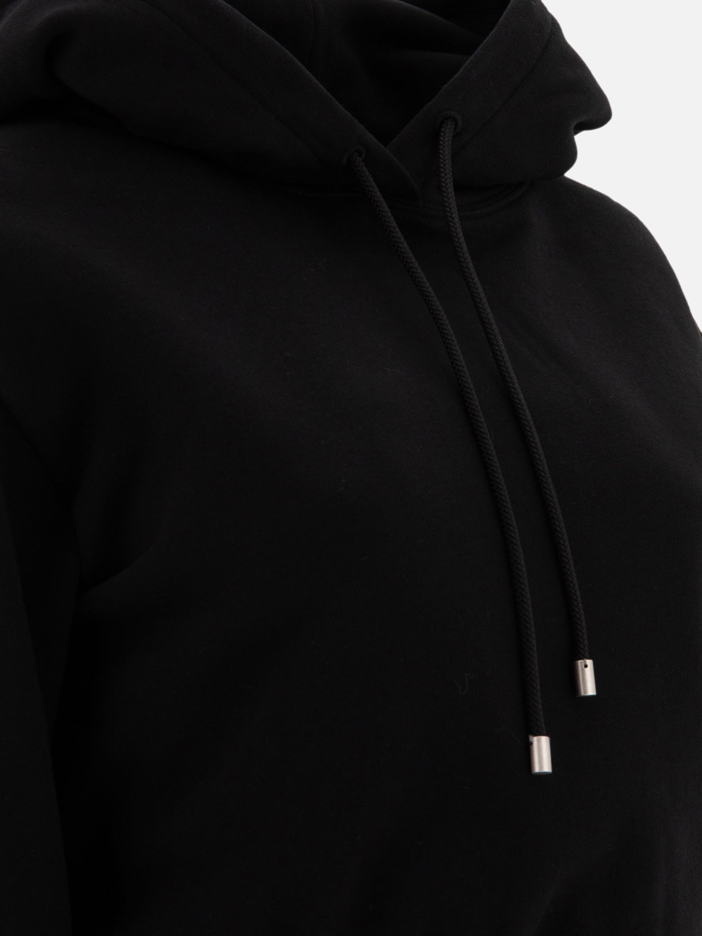 Cropped hoodie in cotton