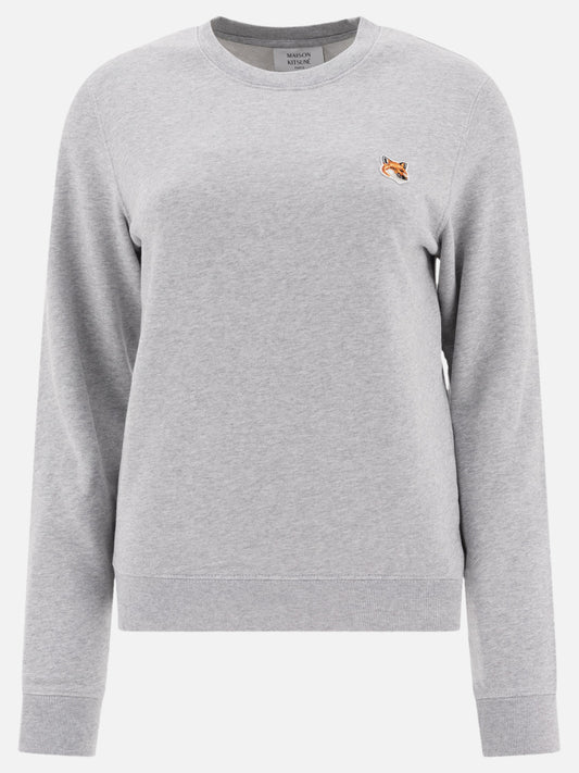 Maison Kitsuné "Fox Head" sweatshirt Grey