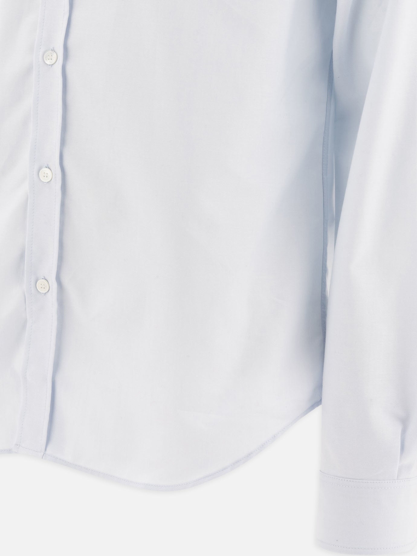 Maison Kitsuné "Mini Fox Head" shirt Light blue