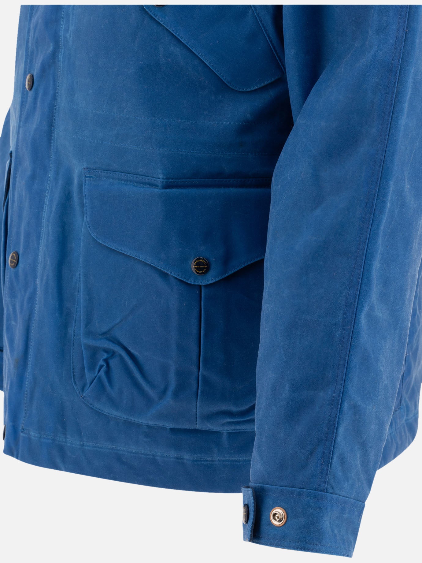Parkas Solid colour  Blue - Manifattura Ceccarelli Men | PDP | VIETTI Online Store | Zoom-Modal_4
