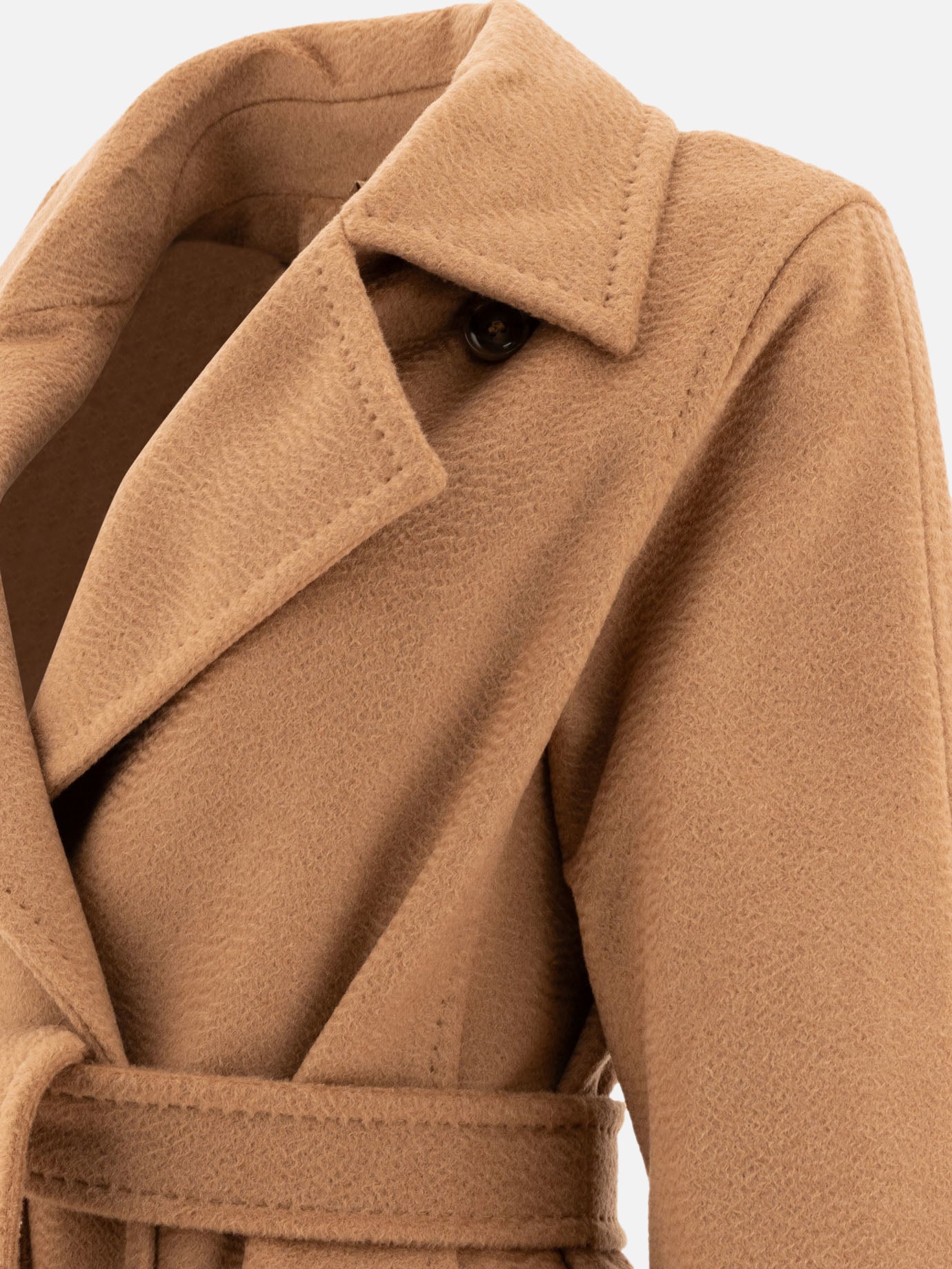 Long coats Solid colour  Beige - Max Mara Women | PDP | VIETTI Online Store | thumbnail_4