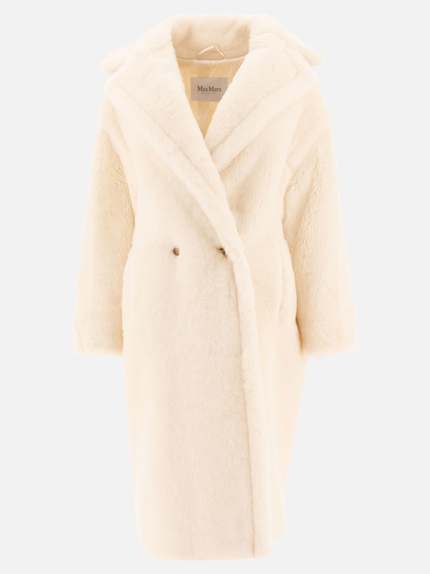 Long coats Solid colour  White - Max Mara Women | PDP | VIETTI Online Store | thumbnail