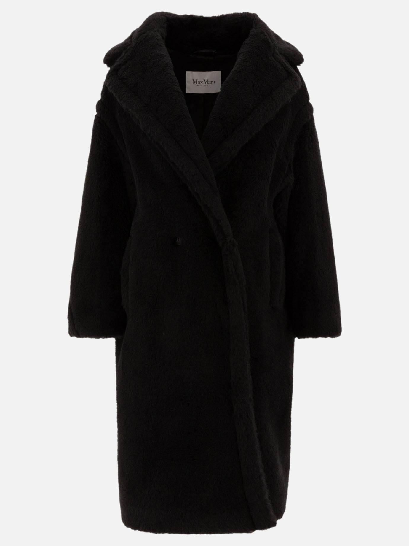 Long coats Solid colour  Black - Max Mara Women | PDP | VIETTI Online Store | Zoom-Modal

