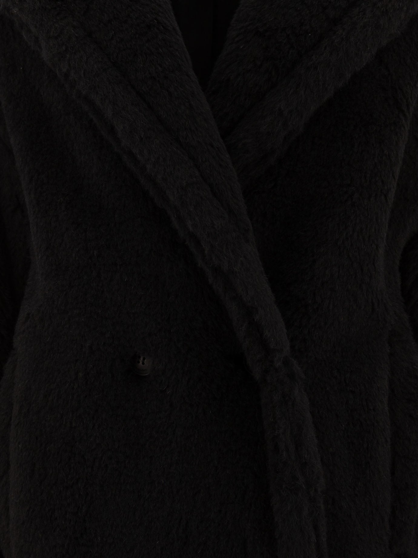 Long coats Solid colour  Black - Max Mara Women | PDP | VIETTI Online Store | thumbnail_3