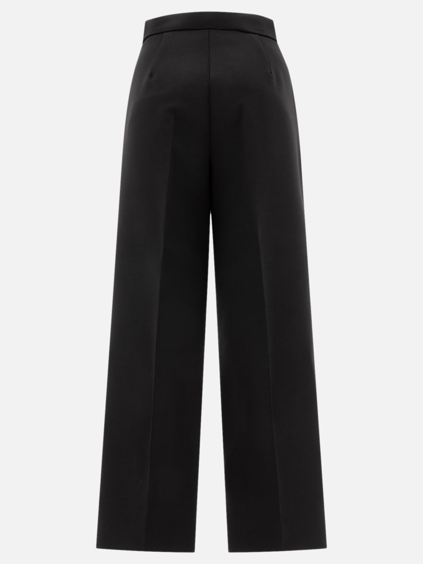 Max Mara "Verbano" stretch wool slim trousers Black