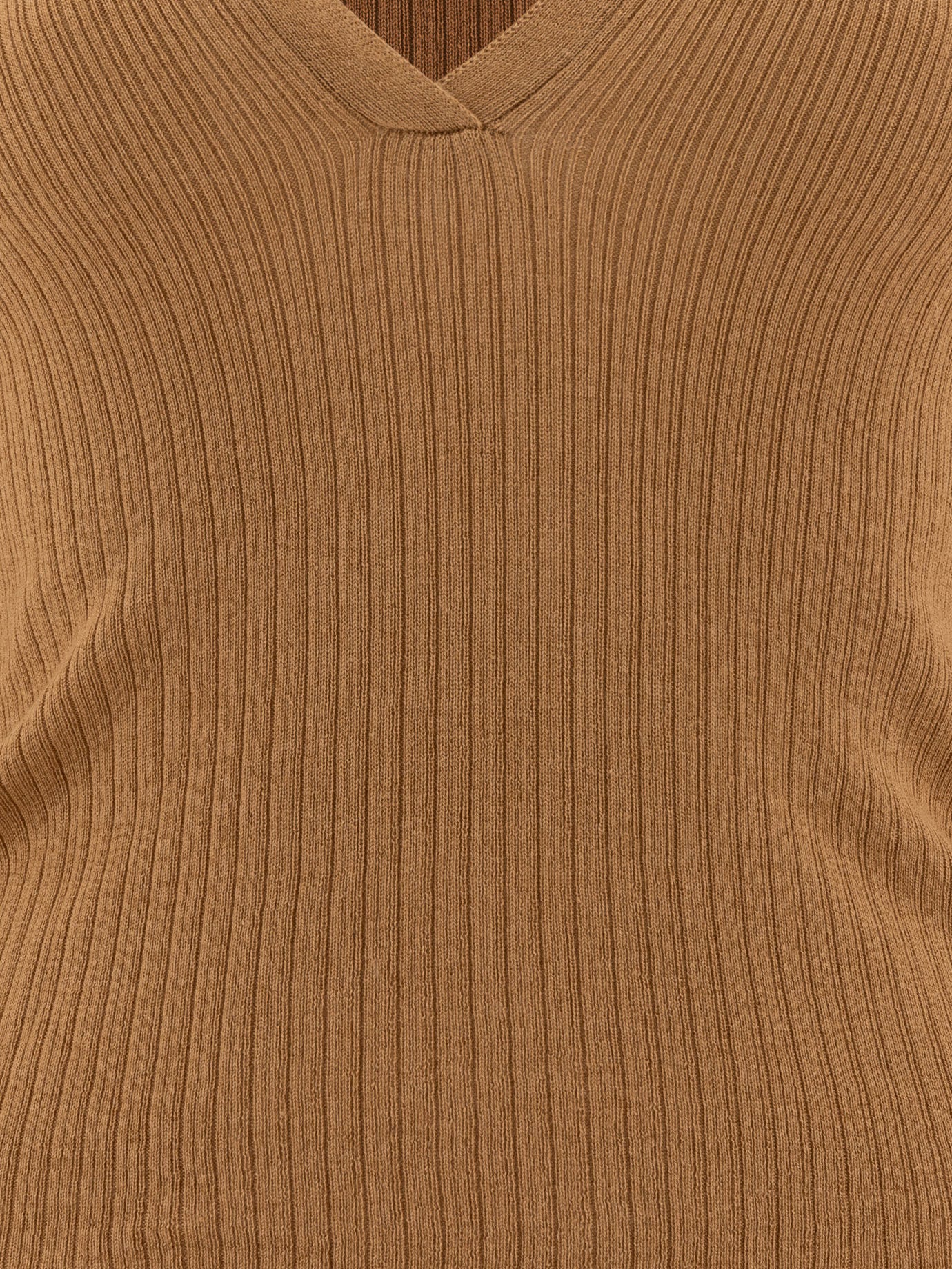 Max Mara "Urlo" cashmere and silk sweater Beige