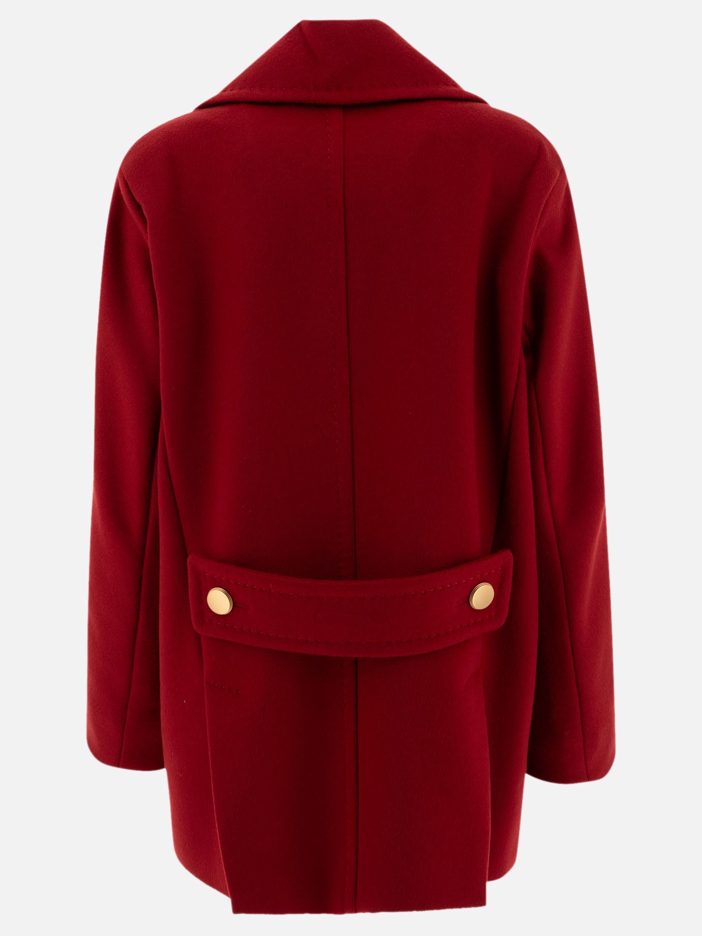 Max Mara Atelier Double cashmere coat Red