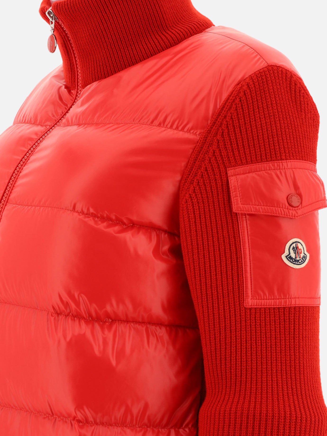 Down jackets Solid colour  Red - Moncler Women | PDP | VIETTI Online Store | Zoom-Modal_4
