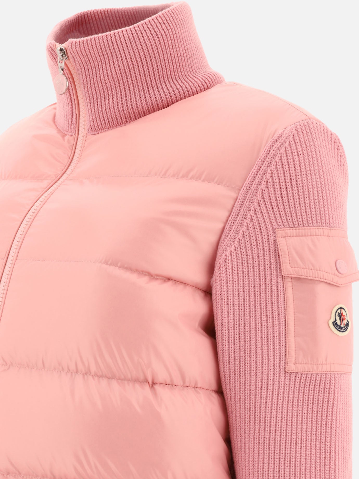 Down jackets Solid colour  Pink - Moncler Women | PDP | VIETTI Online Store | Zoom-Modal_4
