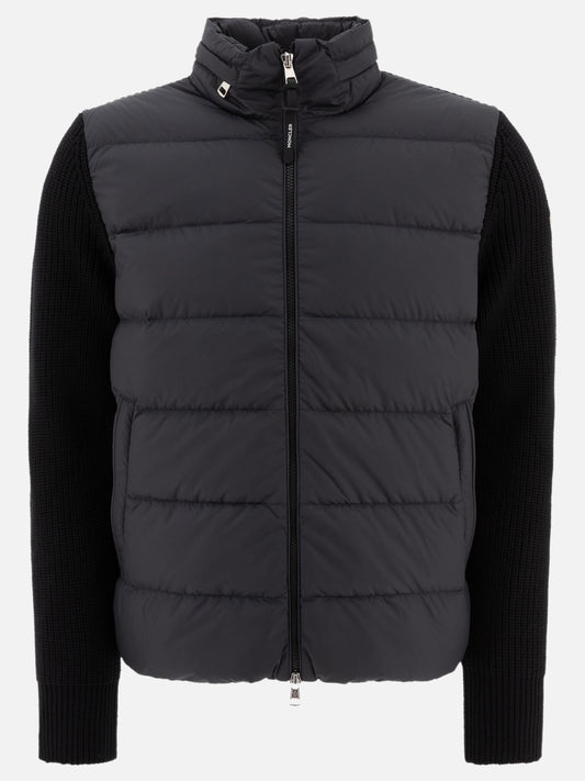 Moncler Tricot down jacket Black