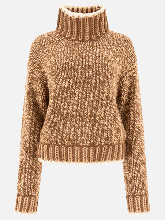 Wool blend turtleneck sweater