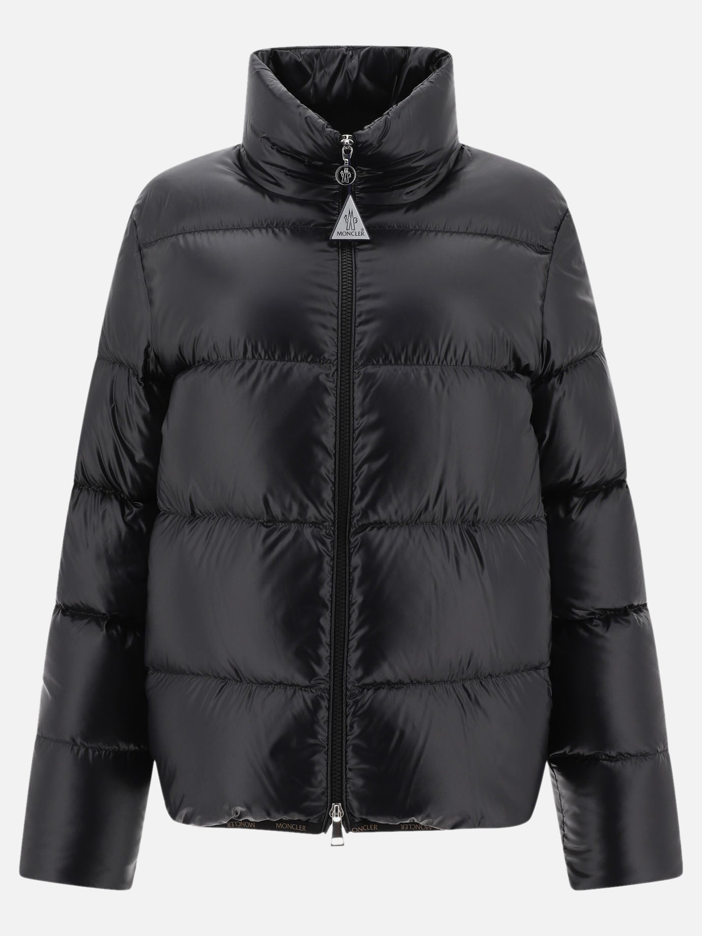 Down jackets Solid colour  Black - Moncler Women | PDP | VIETTI Online Store | thumbnail