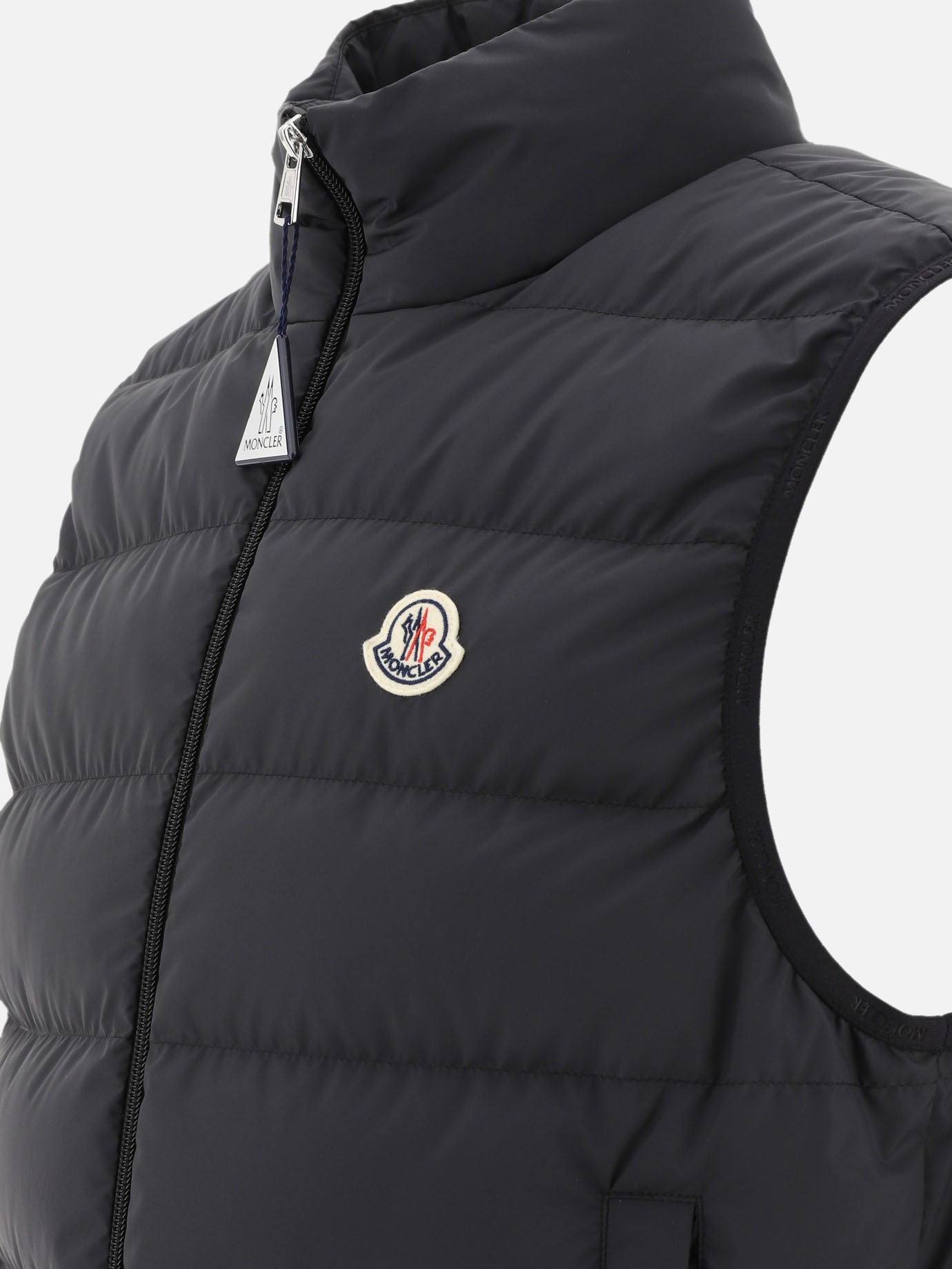 Vest jackets Logo  Black - Moncler Men | PDP | VIETTI Online Store | thumbnail_4