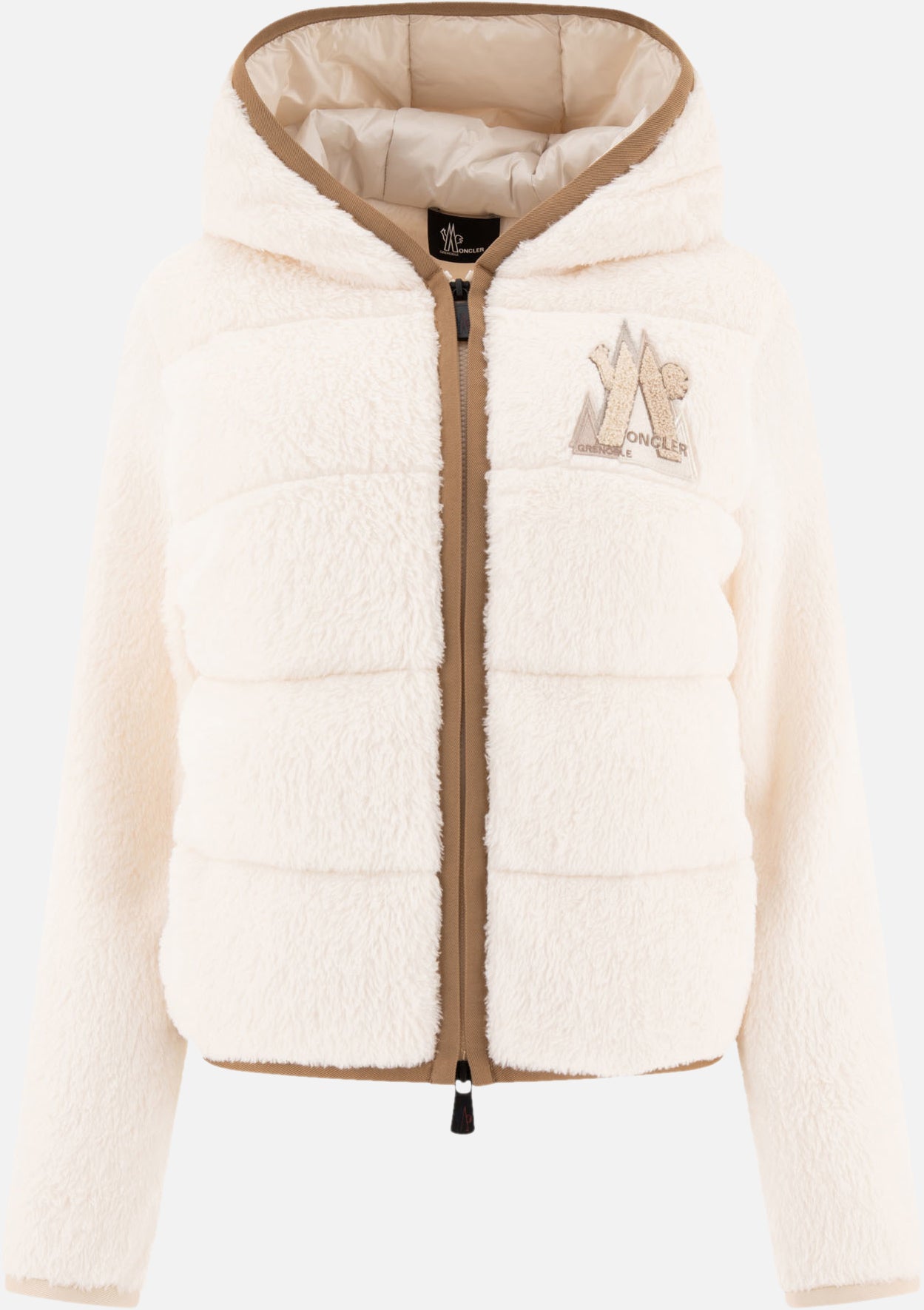 Technical jackets Solid colour  Beige - Moncler Grenoble Women | PDP | VIETTI Online Store | Zoom-Modal
