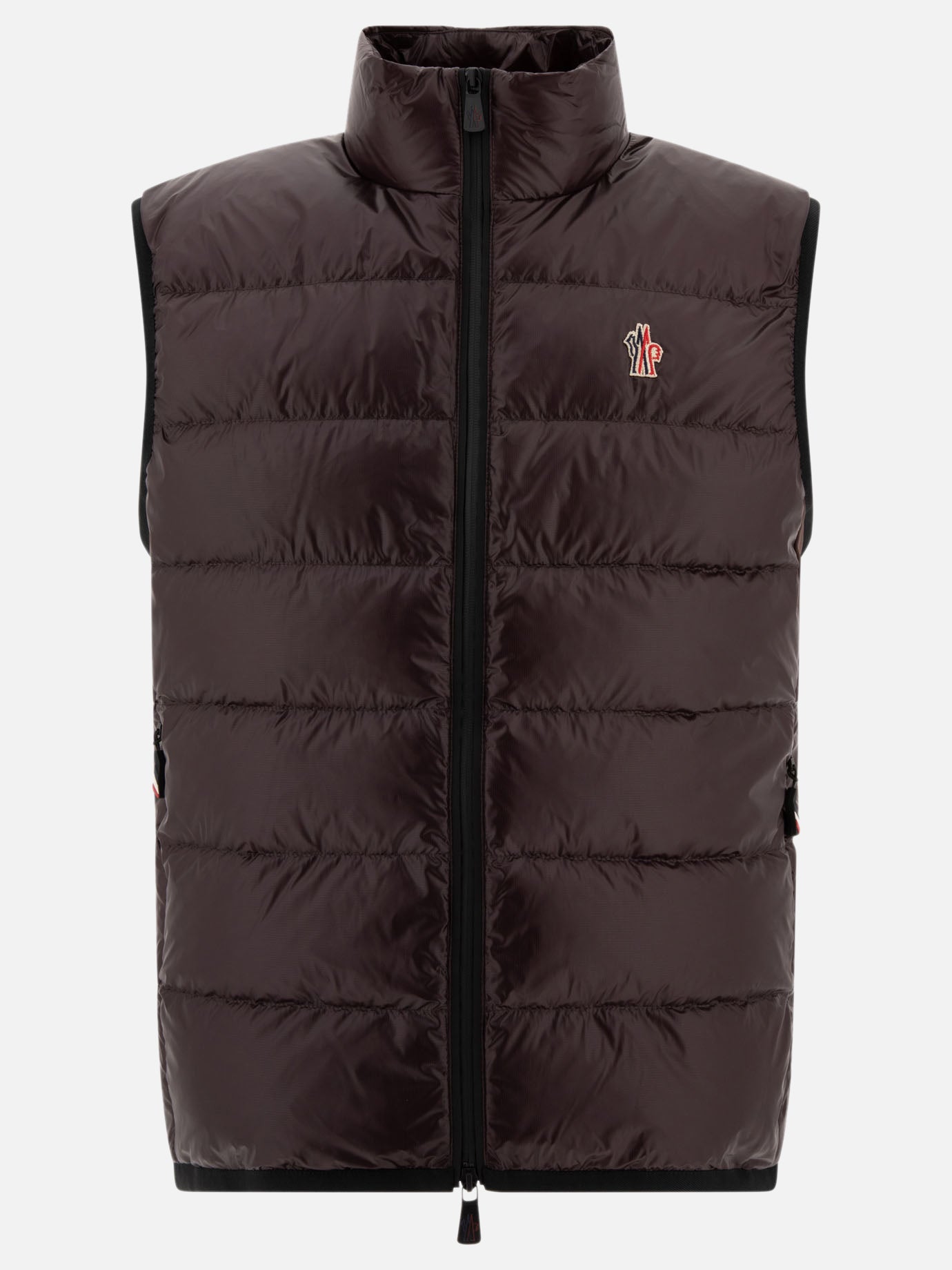 Vest jackets Solid colour  Bordeaux - Moncler Grenoble Men | PDP | VIETTI Online Store | thumbnail