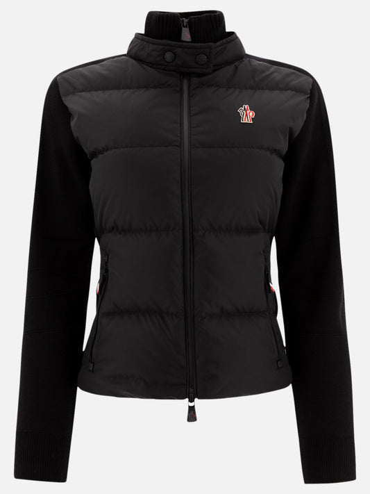 Moncler Grenoble Tricot down jacket Black