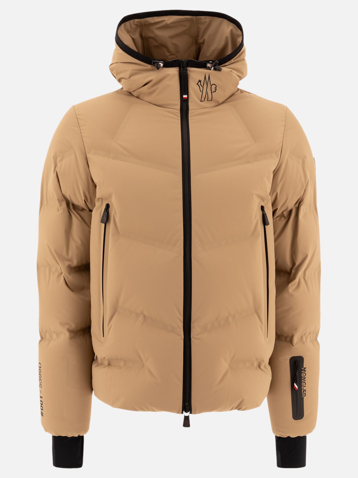 Down jackets Solid colour  Beige - Moncler Grenoble Men | PDP | VIETTI Online Store | thumbnail