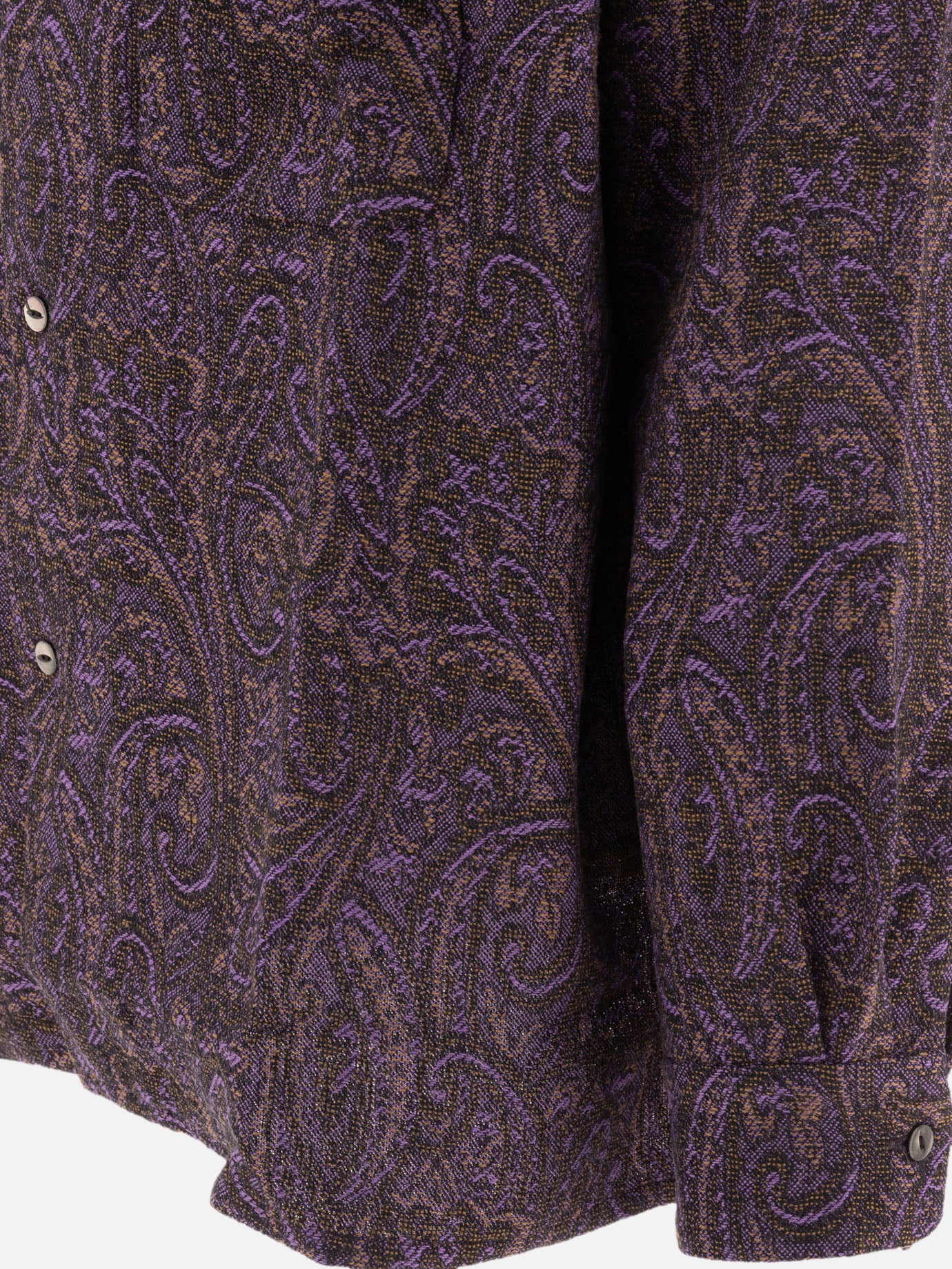 Needles Paisley wool shirt Purple