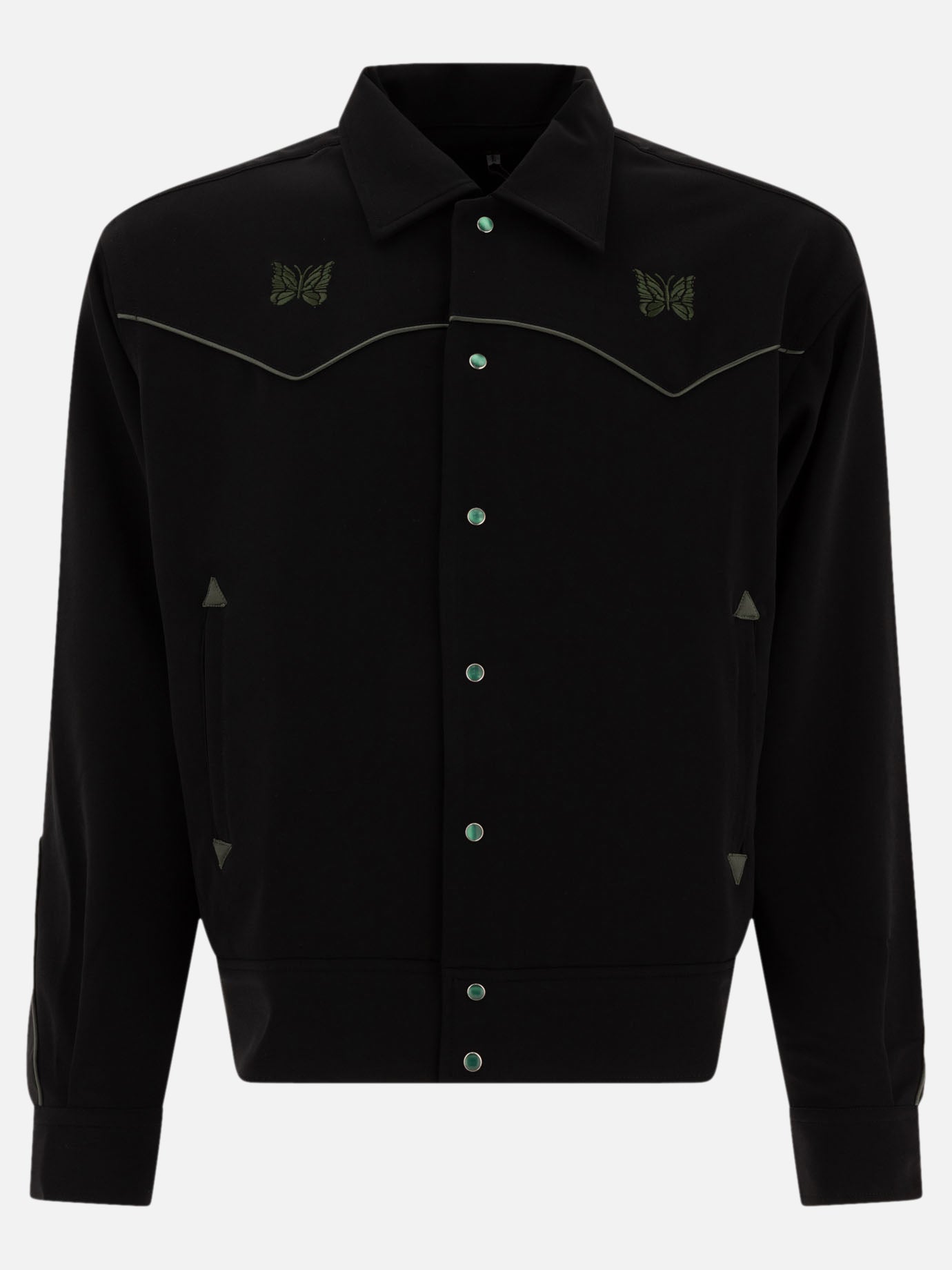 Needles "Piping Cowboy" overshirt Black