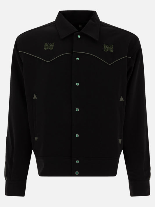 Needles "Piping Cowboy" overshirt Black