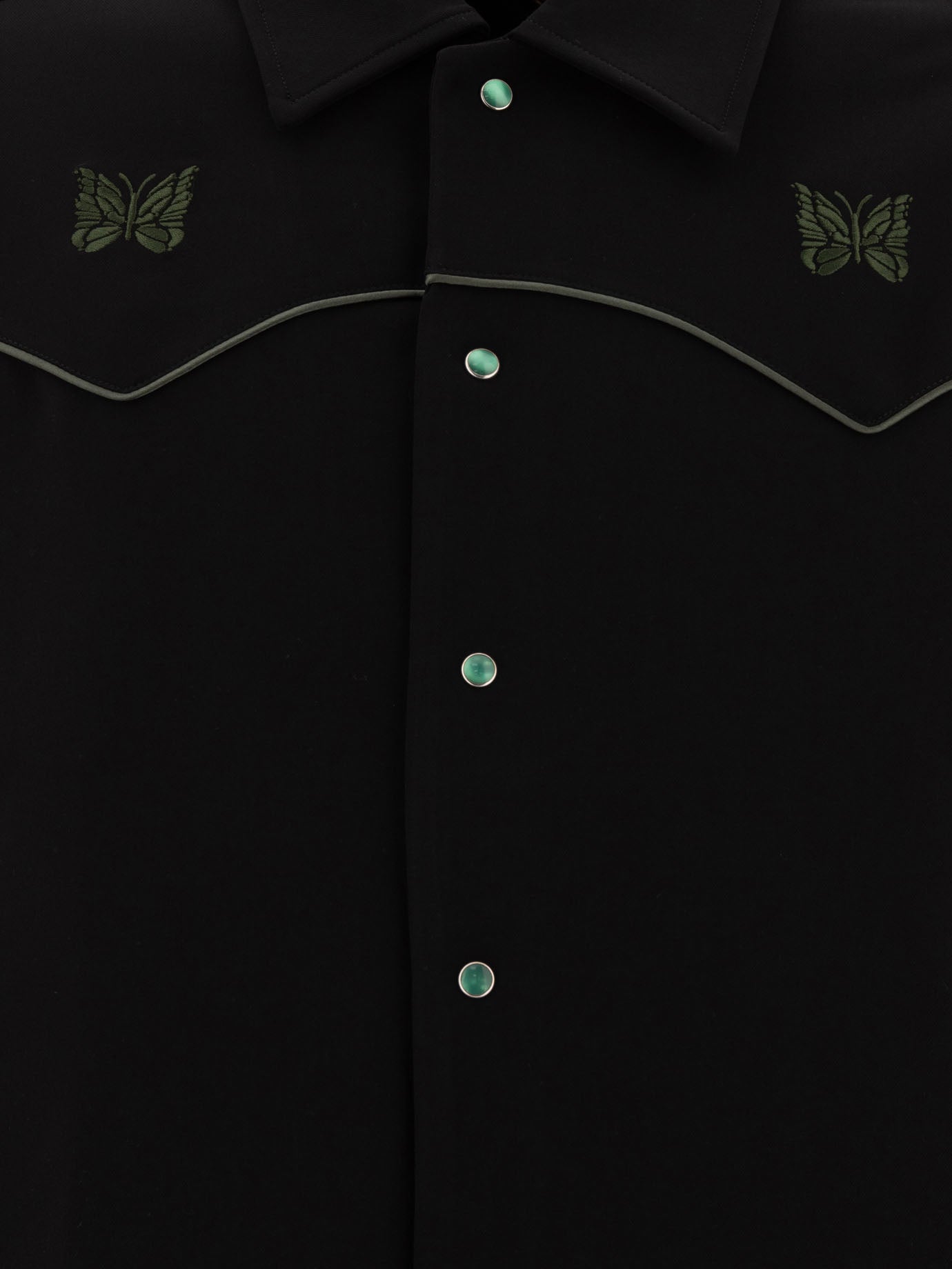 Needles "Piping Cowboy" overshirt Black