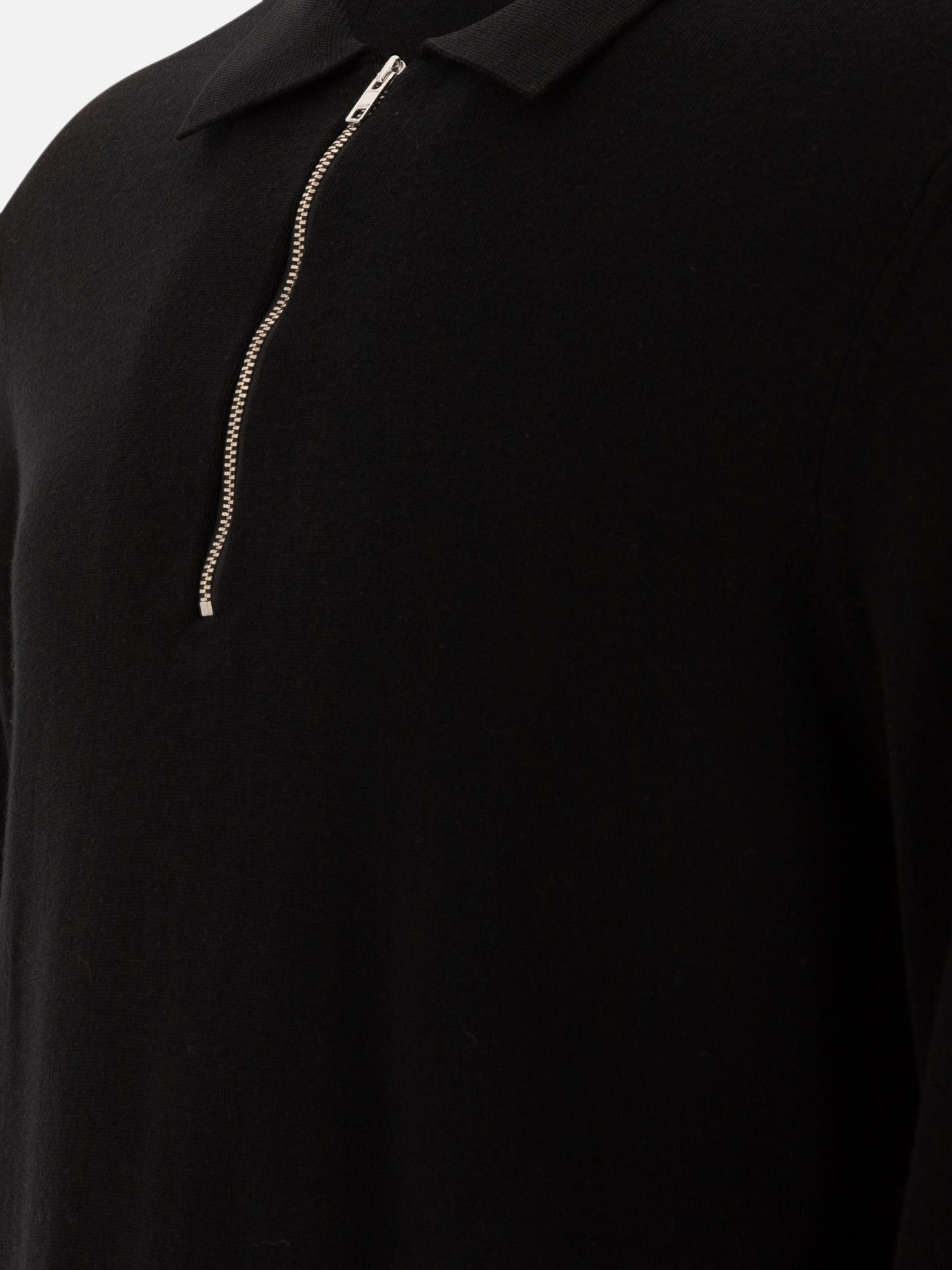 "Sergio" half-zip polo shirt