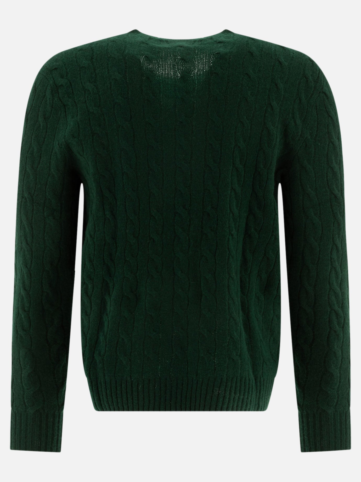 Polo Ralph Lauren "Pony" cable-knit sweater Green