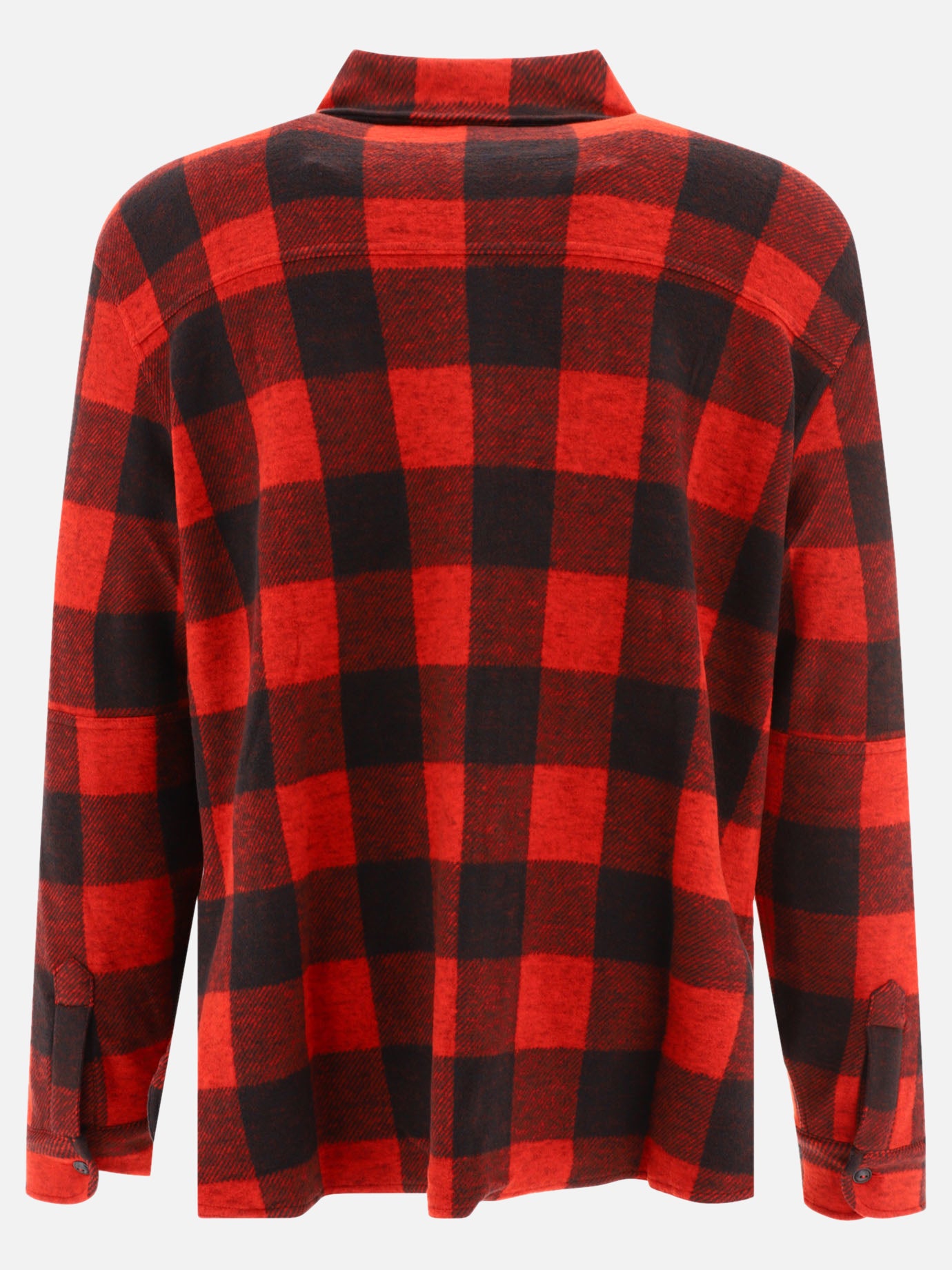 Polo Ralph Lauren Classic-fit plaid knit flannel workshirt Red