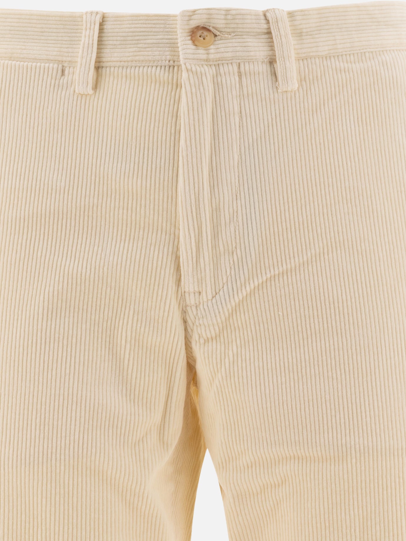 Straight-leg corduroy trousers