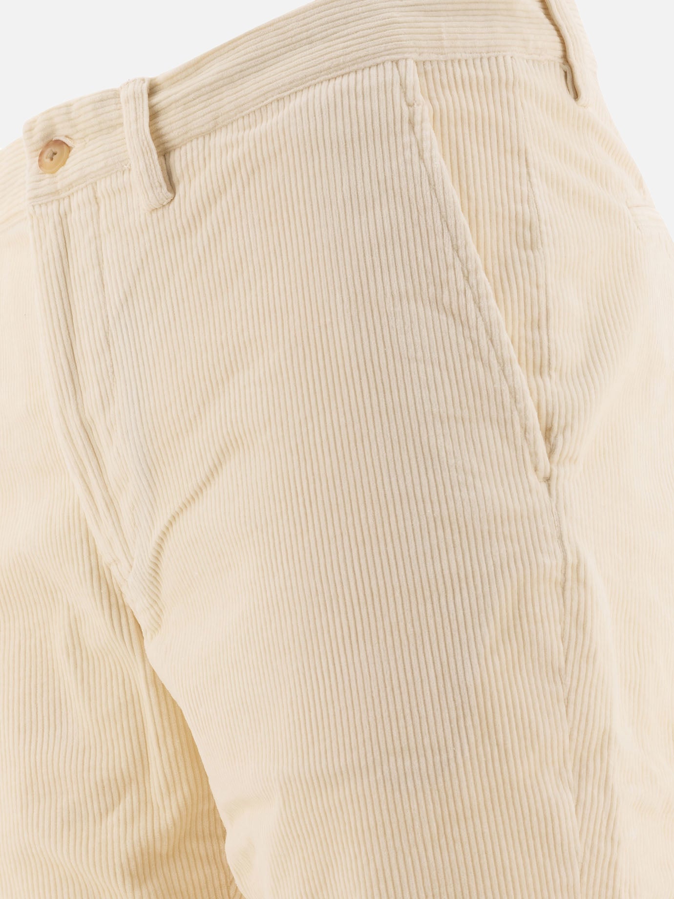 Straight-leg corduroy trousers