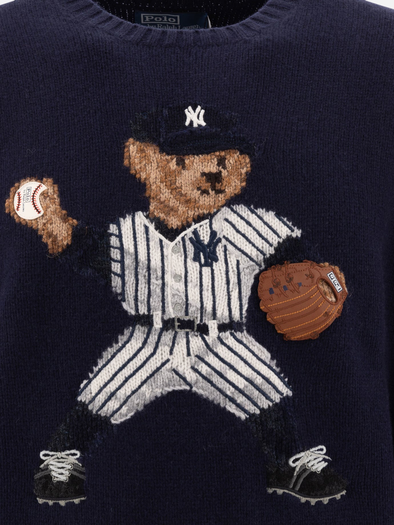 Crewneck sweaters Solid colour  Blue - Polo Ralph Lauren Men | PDP | VIETTI Online Store | thumbnail_3